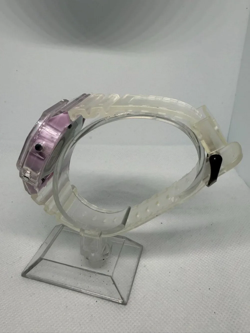 Retro Digital Stainless Steel Sports Military Watch Waterproof Electronic Pink